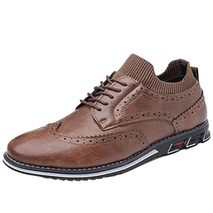 Oxford Classic Slip-On Orthopedic Leather Shoes