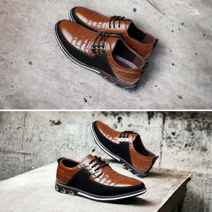 Oxford Derby Orthopedic Leather Shoes