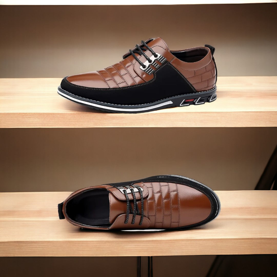 Oxford Derby Orthopedic Leather Shoes