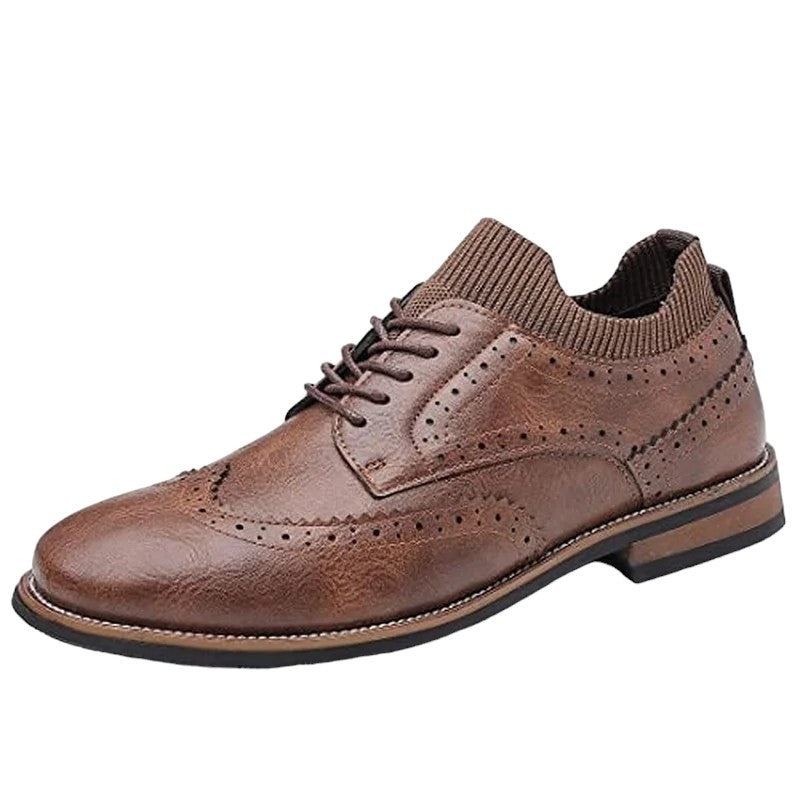 Oxford Classic Slip-On Orthopedic Leather Shoes