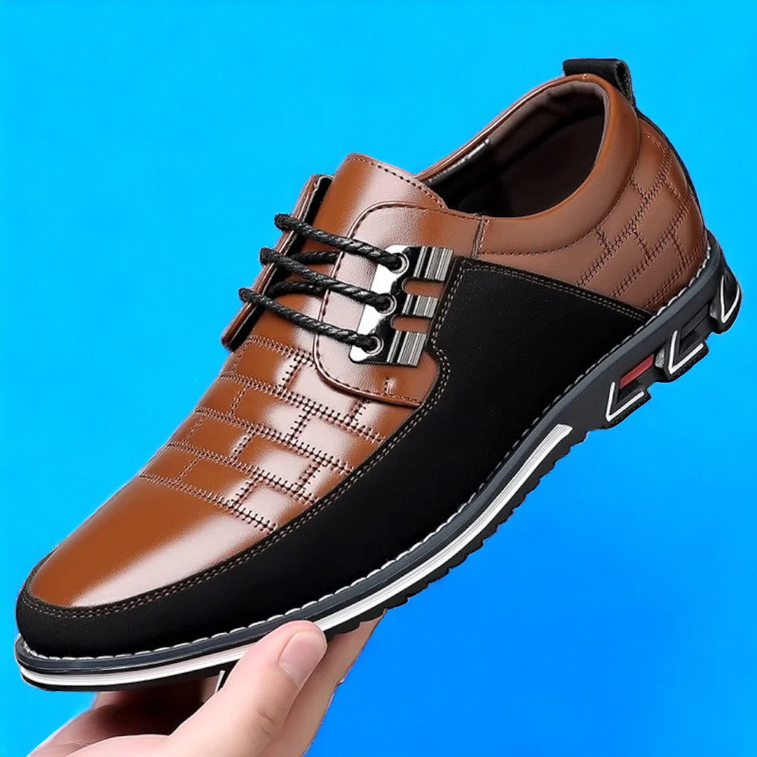 Oxford Derby Orthopedic Leather Shoes