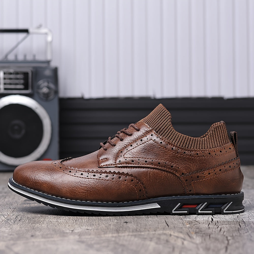 Oxford Classic Slip-On Orthopedic Leather Shoes