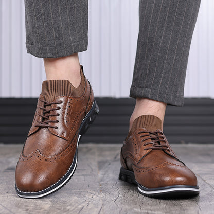 Oxford Classic Slip-On Orthopedic Leather Shoes