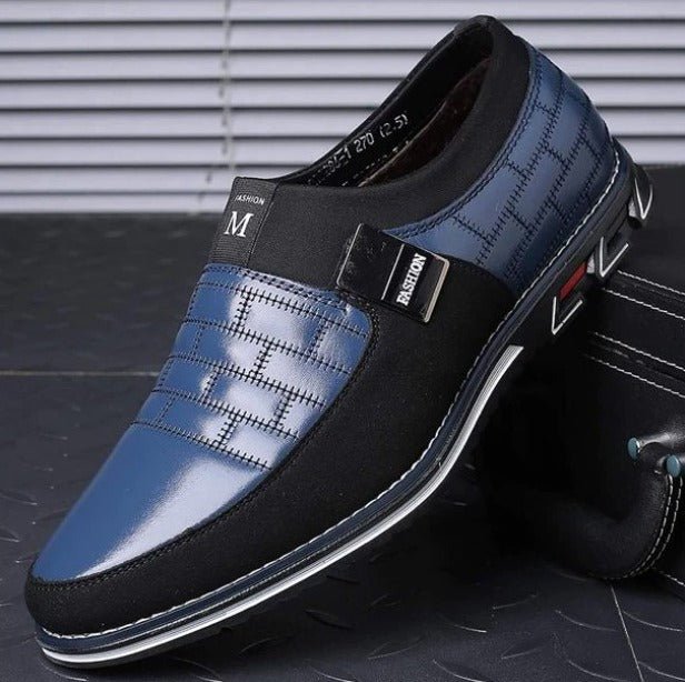 Slip-On Orthopedic Leather Shoes - Ellington Shoes