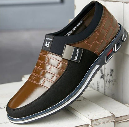 Slip-On Orthopedic Leather Shoes - Ellington Shoes