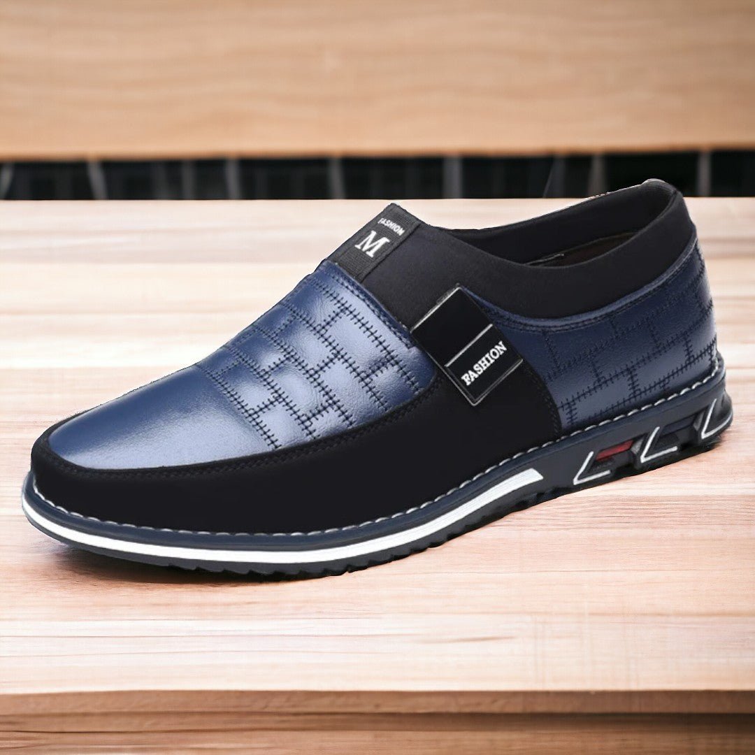 Slip-On Orthopedic Leather Shoes - Ellington Shoes