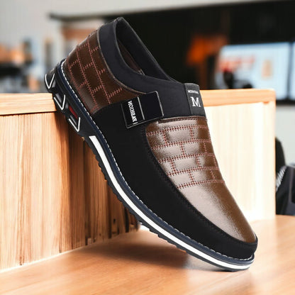 Slip-On Orthopedic Leather Shoes - Ellington Shoes